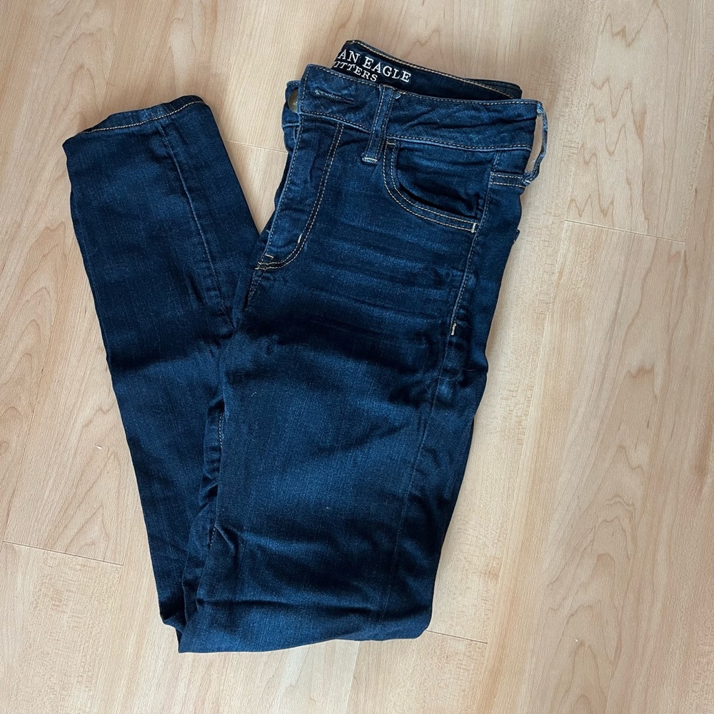 AE Dark Wash Jegging